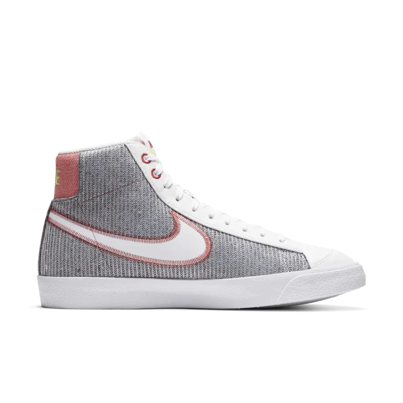 Nike Blazer Mid ’77 Recycled White Grey/Sport Red/Electric Green (CW5838-022)