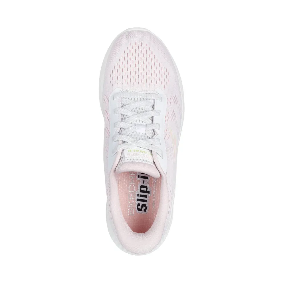 Skechers Slip-ins: GO WALK Now – Khloe Sneaker White/Pink