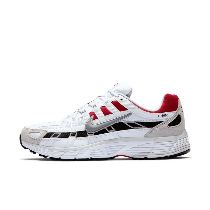 Nike P-6000 White / Particle Grey / University Red (CV3038-100)