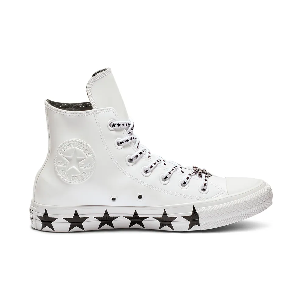 Converse Chuck Taylor All-Star Hi Miley Cyrus White Black Stars (W)