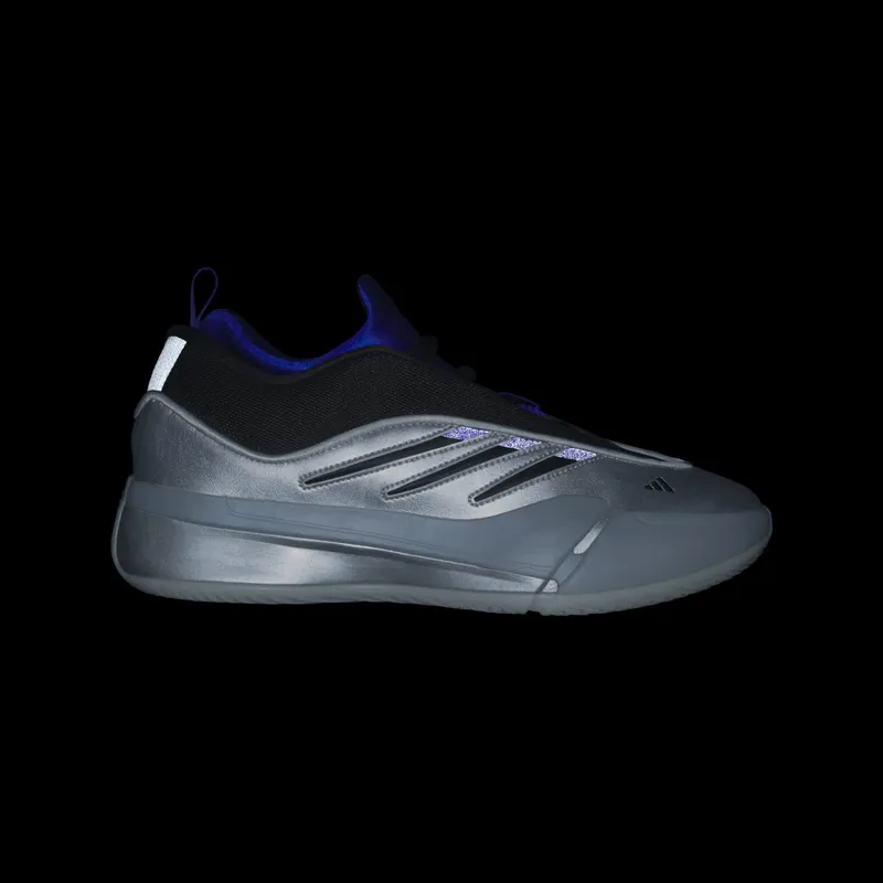 Adidas Dame 9 Silver Metallic / Core Black / Lucid Blue (JH6633)