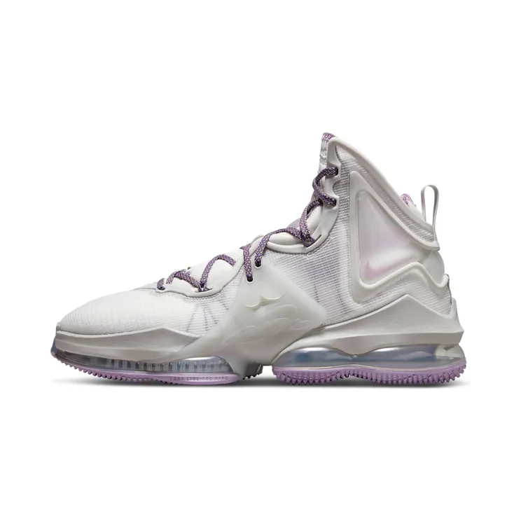 Nike LeBron 19 Grey “Phantom / Light Iron Ore / Amethyst Wave / Canyon Purple” (CZ0203-004)