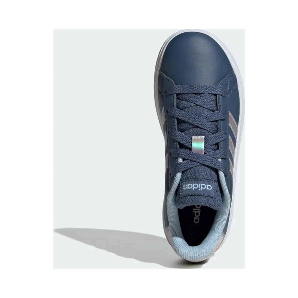 Adidas Grand Court Lifestyle Tennis Shoes Preloved Ink / Cloud White / Clear Sky (JR6095)