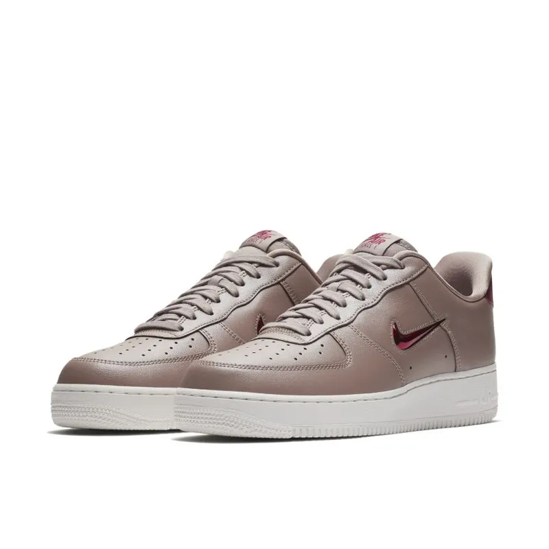 Nike Air Force 1 Low Jewel Taupe Red Crush Diffused Tape/Red Crush-Summit White (AJ9507-200)