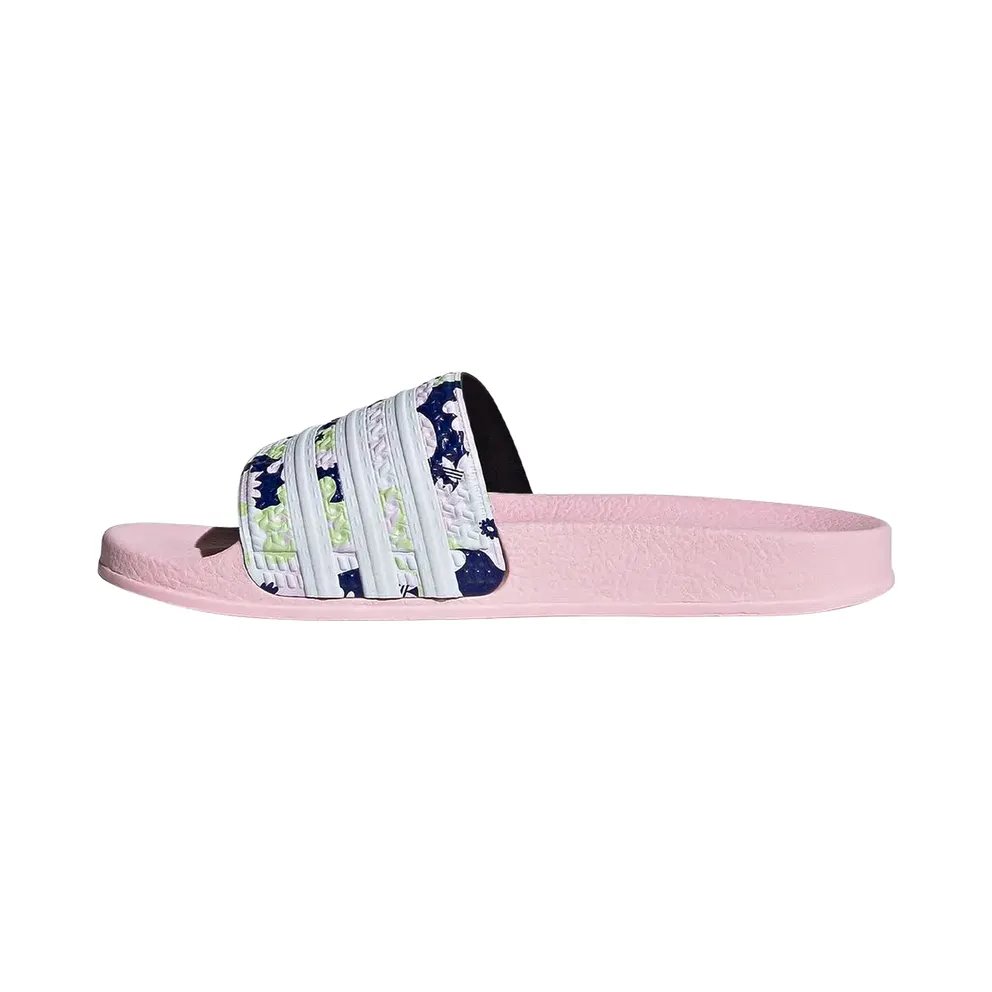 Adidas Adilette Slides Clear Pink / Cloud White / Almost Lime (GZ3692)