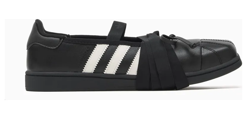 Jennie x adidas Superstar Square Ballet – “Core Black / Core Black / Off White” (LB3787)