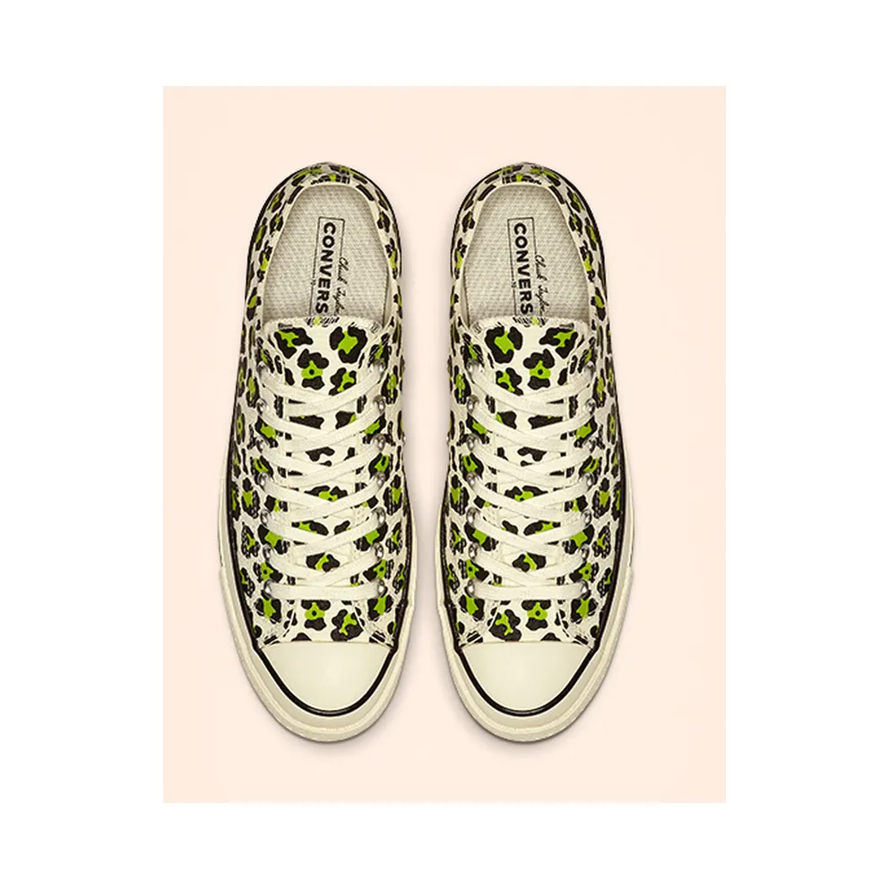 Converse Chuck Taylor All Star 70 Ox Leopard White Bold Lime (164410C)