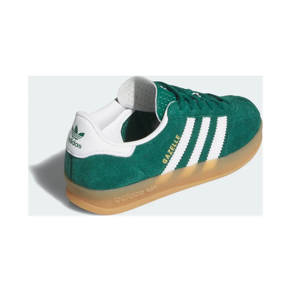 Adidas GAZELLE INDOOR Shoes Collegiate Green / Cloud White / Gum (IH9134)