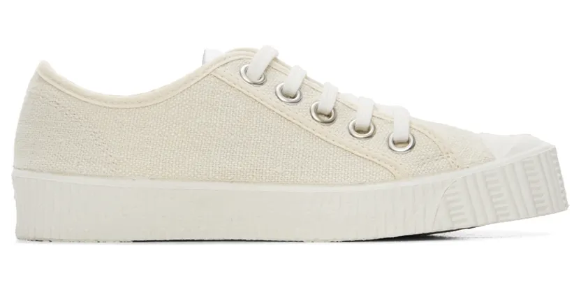 Spalwart Off-White Linen Special Low Sneakers (34031100020)