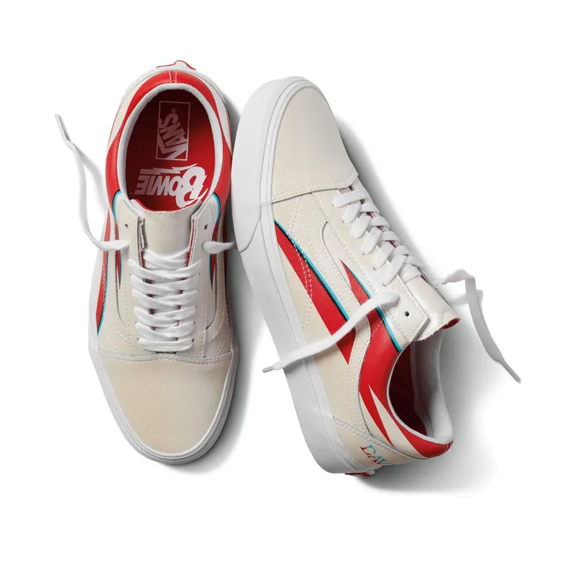 Vans Old Skool David Bowie Aladdin Sane Cream/Red (VN0A38G1VIP)