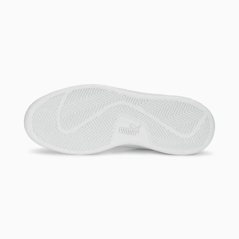 Puma Smash 3.0 Leather Youth White/Grey (392031-02)