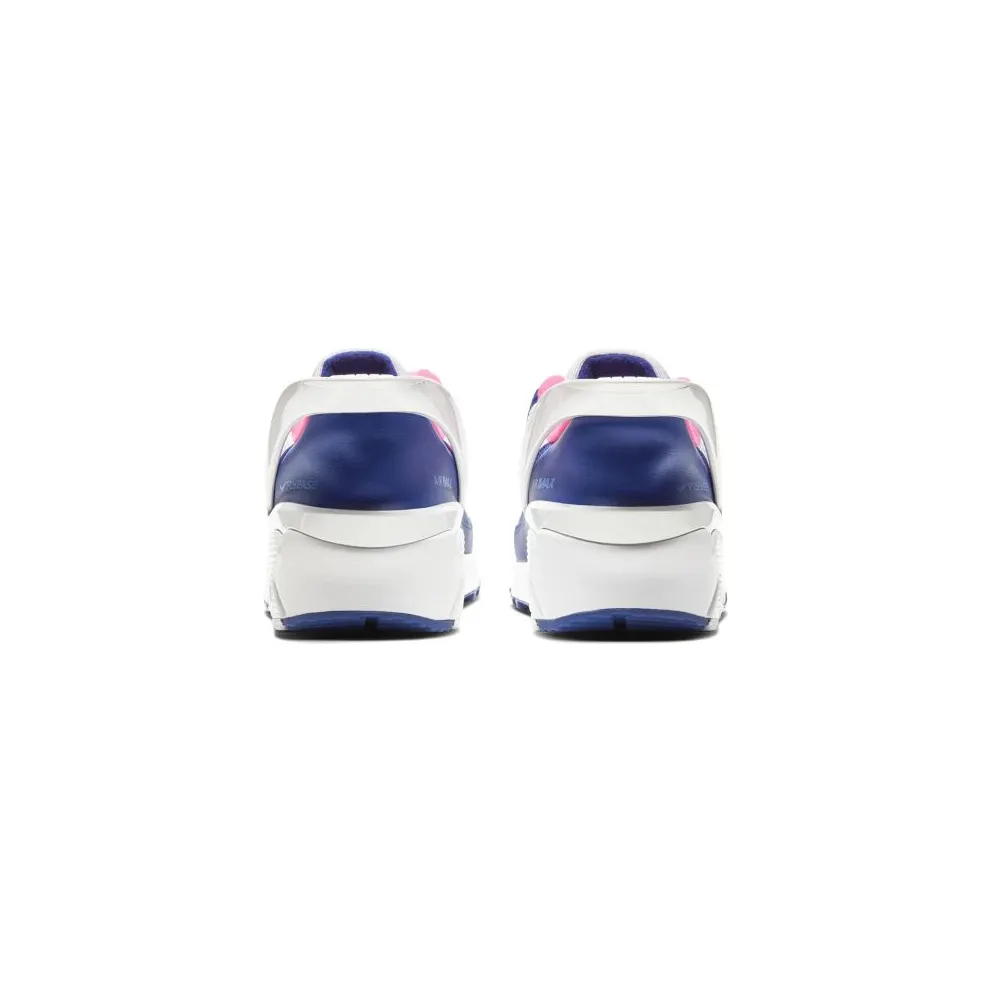 Nike Air Max 90 Flyease Deep Royal Blue Hyper Pink White/White-Deep Royal Blue-Hyper Pink (CU0814-101)