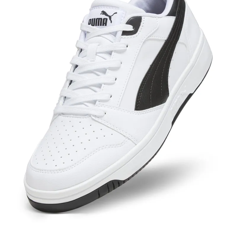 Puma Rebound V6 Low “Puma White / Puma Black / Puma Black” (392328_02)
