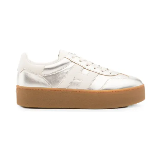 Hogan H698 Sneakers im Metallic-Look – Silber (HXW6980FB60VGQ)