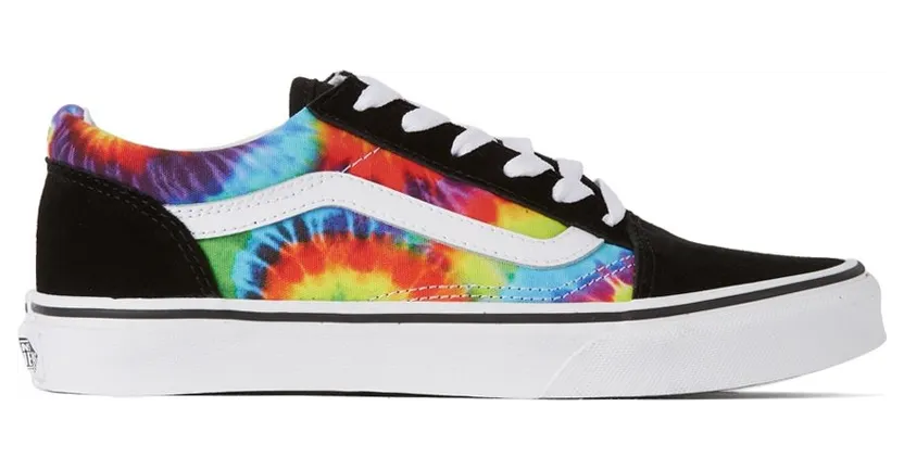 Vans Kids Multicolor Tie-Dye Old Skool Big Kids TIEDYE (J VN0A4UHZ99E)