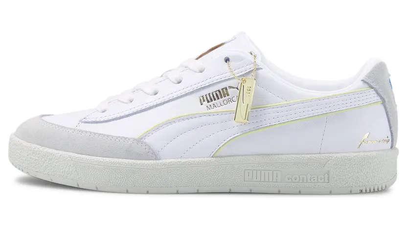 Puma Rudolf Dassler Legacy Mallorca Wit/Grijs/Geel (375916-01)