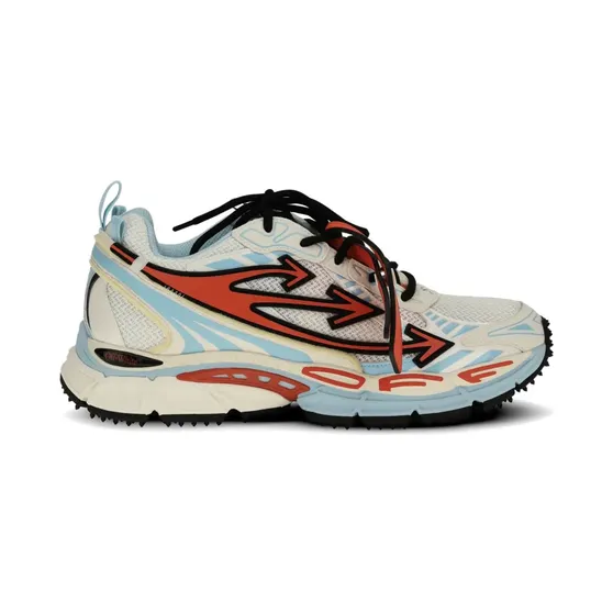 Off-White Be Right Back Arrow mesh sneakers – Beige (OMIA295S26FAB0057626)