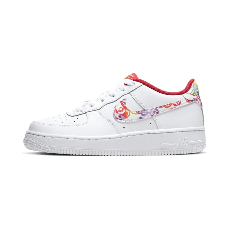 Nike Air Force 1 BG “White / Metallic Gold / Multi-Colour” (CU2980-191)