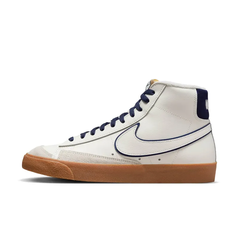 Nike Blazer Mid 77 PRM Sail Navy Gum (DQ7672-100)