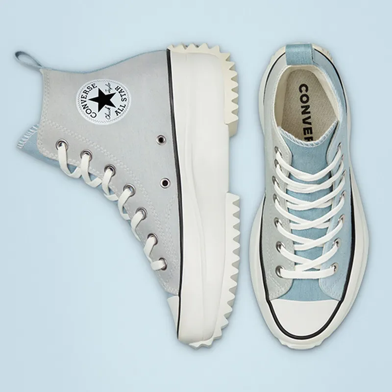 Converse Summer Denim Run Star Hike High Top Blue/vintage White/Black (171894C)