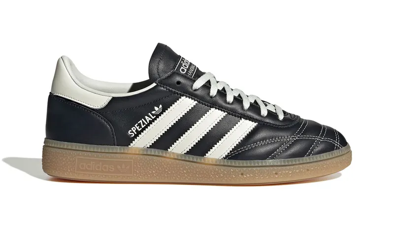 adidas Handball Spezial Quilted Stitching Black Off White (JR3723)