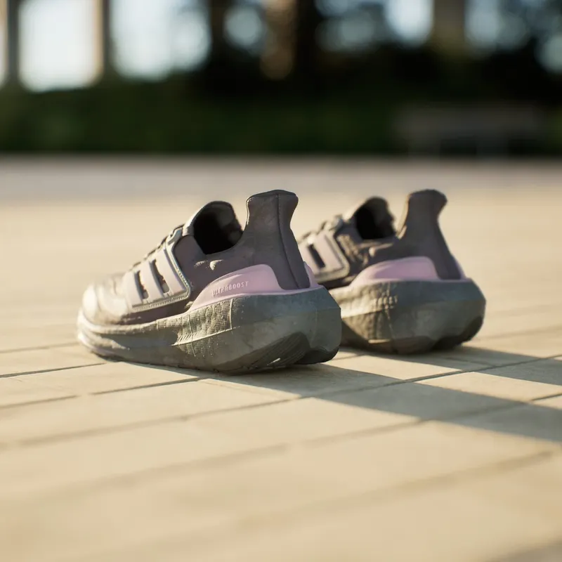 adidas Ultra Boost Light Aurora Black Preloved Fig Grey (IF1487)
