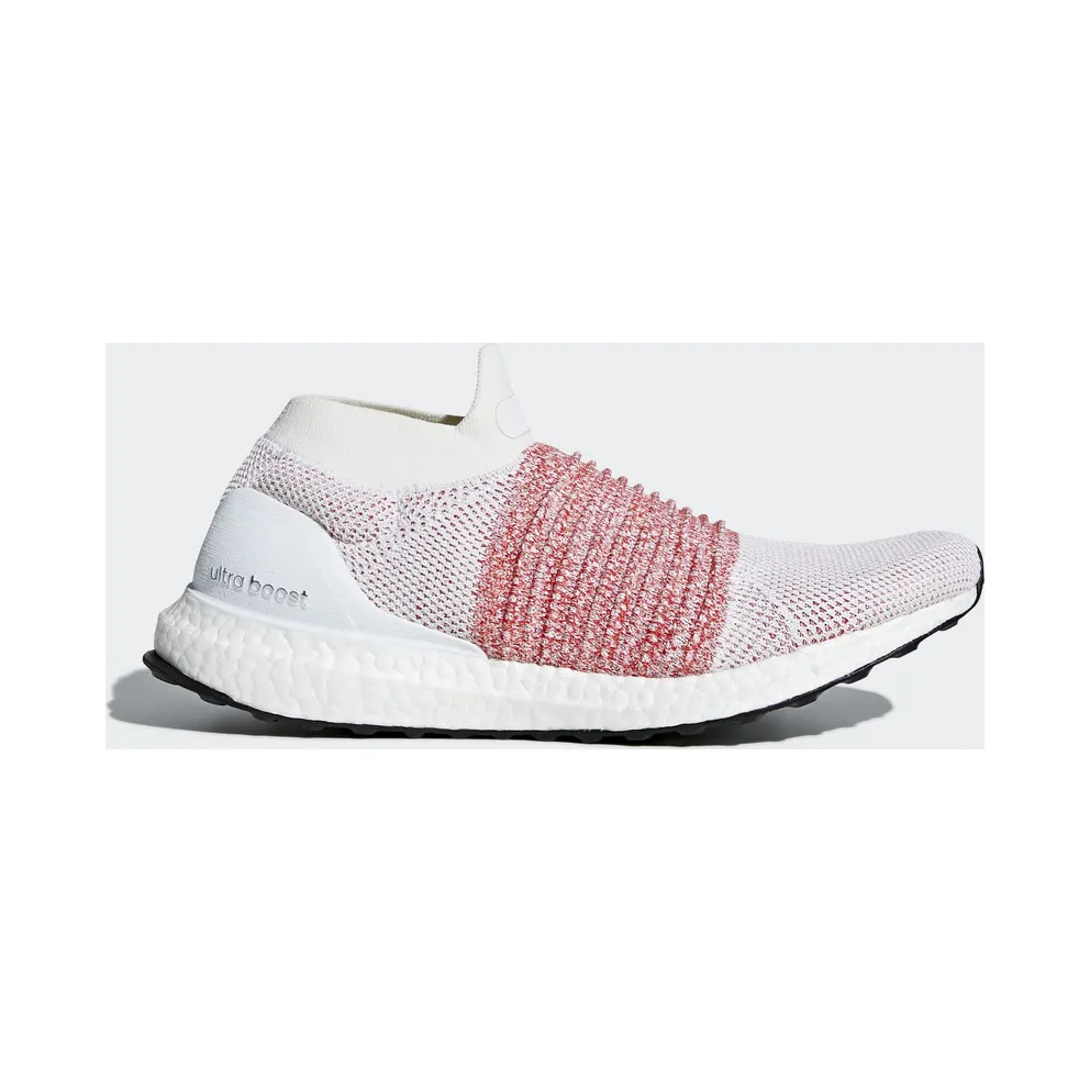 adidas Ultra Boost Laceless White Scarlet (BB6136)