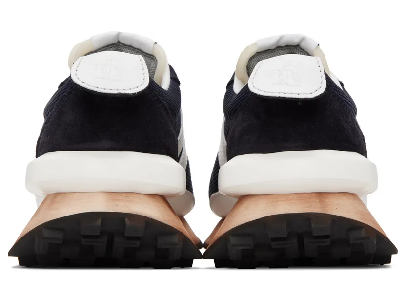 Lanvin Navy Mesh Bumpr Sneakers (FM-SKBRUN-DRAG-P20) (2)