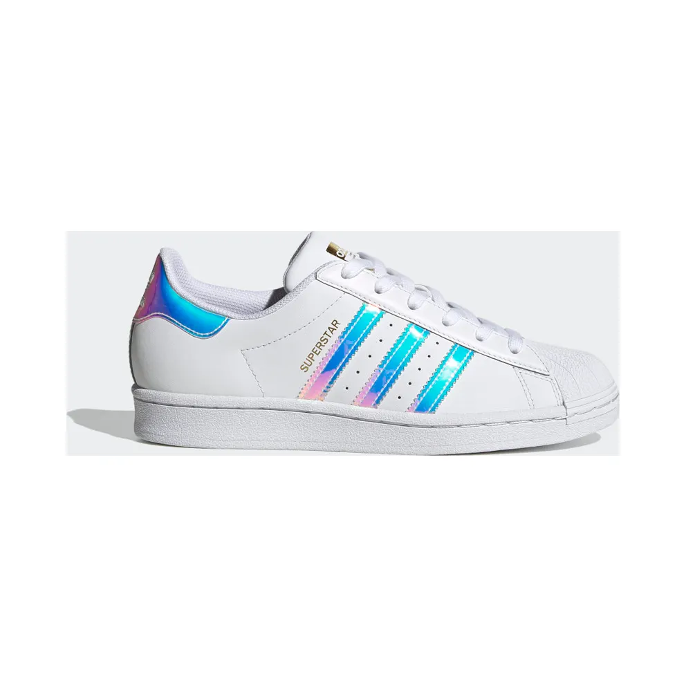 adidas Superstar Schuh Cloud White / Gold Metallic / Core Black (FX7565)