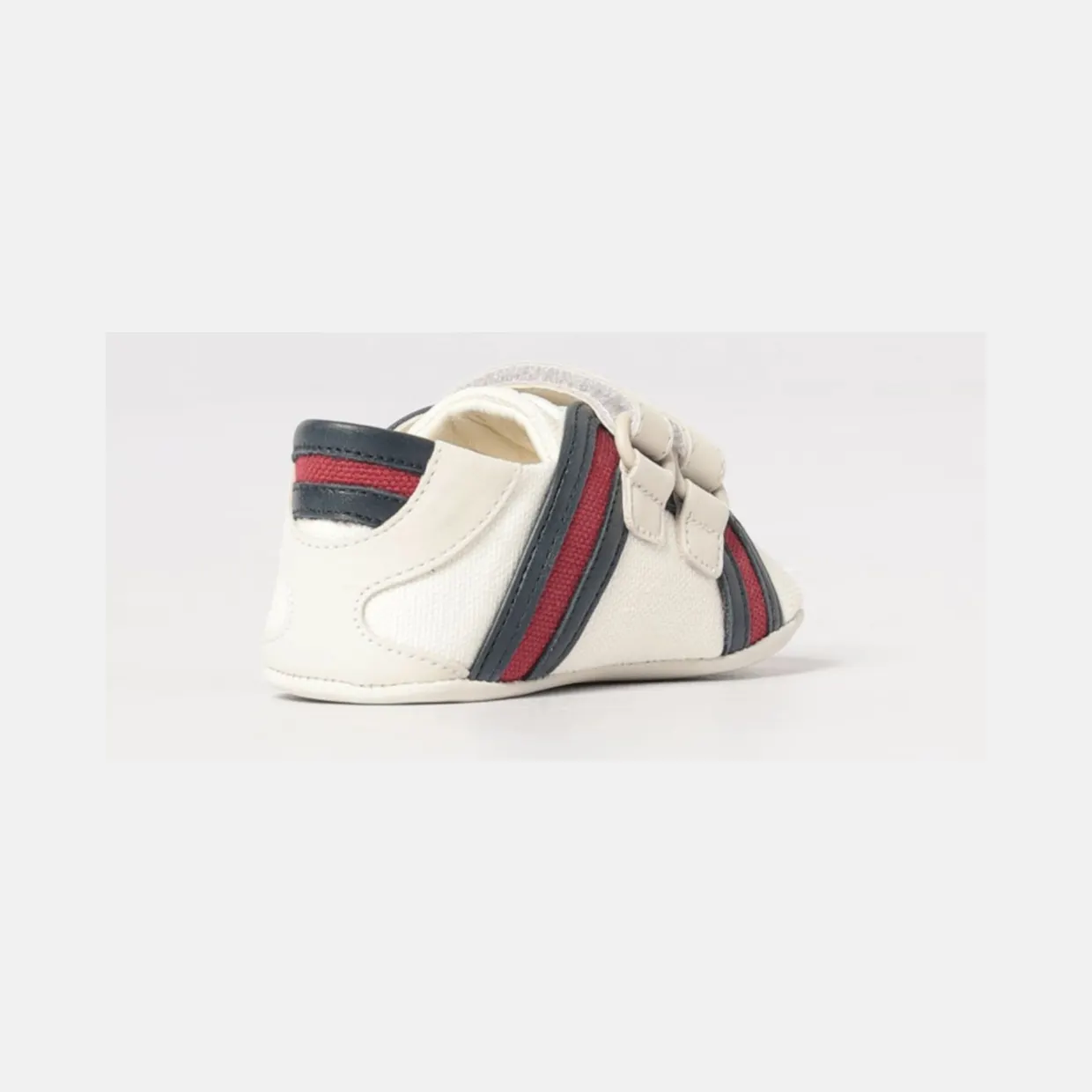 Gucci Web Sneakers in Canvas and Leather White (856586FAFMZ9161) (2)