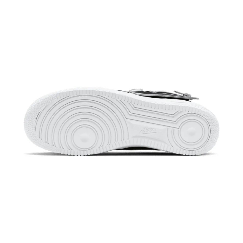Nike Air Force 1 Low Zip Swoosh Black Black/White (CW6558-001)