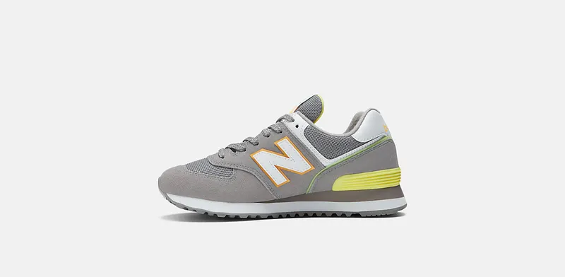 New Balance New Balance Grey/Yellow (WL574CM2)