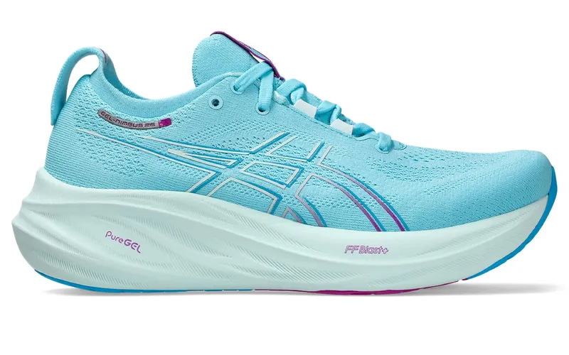 ASICS Gel-Nimbus 26 Bright Cyan Bold Magenta (1012B601-404)