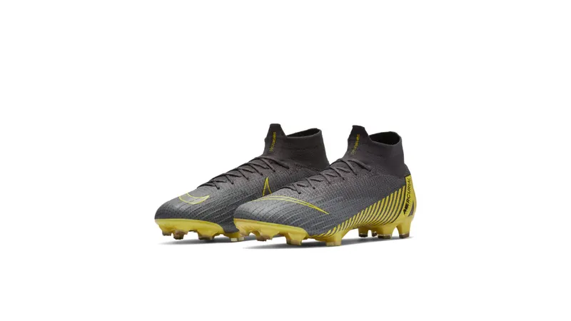Nike  Mercurial Superfly 6 Elite FG Thunder Grey Thunder Grey/Dark Grey/Yellow (AH7365-070)