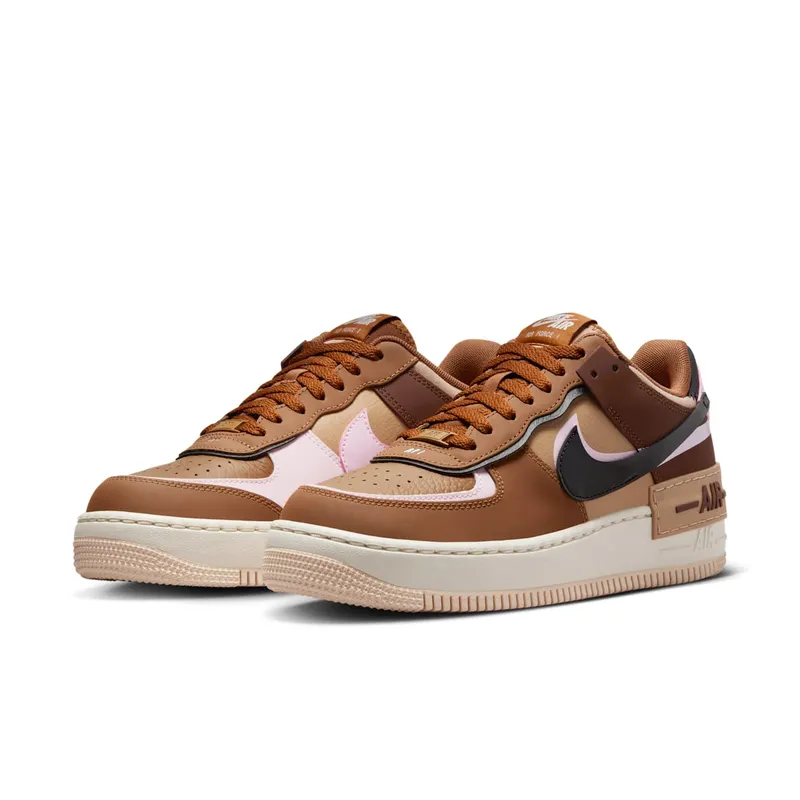 Nike Air Force 1 Low Shadow Light British Tan Pink Foam (DZ1847-200)