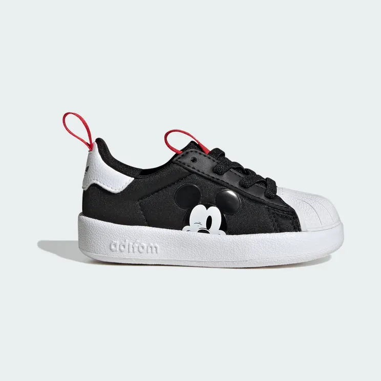 ADIDAS DISNEY MICKEY MOUSE adiFOM SUPERSTAR 360 SHOES Core Black / Cloud White / Better Scarlet (JH5179)