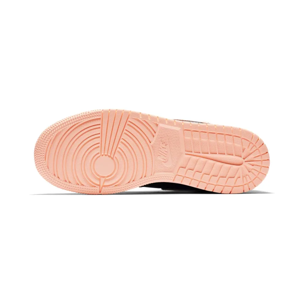 Jordan 1 Retro High Black Crimson Tint (GS) Black/Crimson Tint-White-Hyper Pink-Mystic Green (575441-081)
