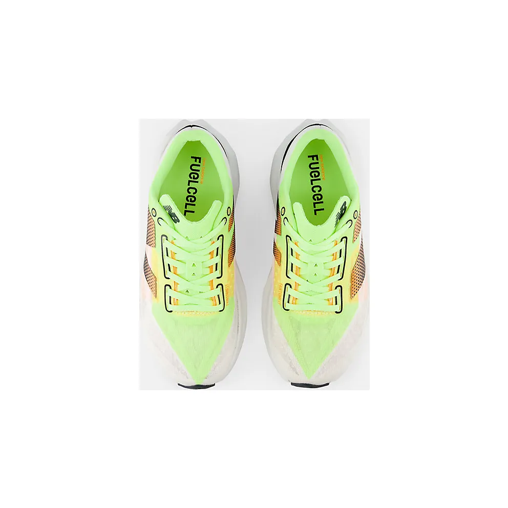 New Balance FuelCell Rebel v4 White Bleached Lime Glow (WFCXLA4)