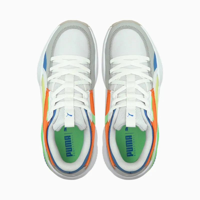 Puma Court Rider Twofold Basketball Shoes White/Blue (195658-01)