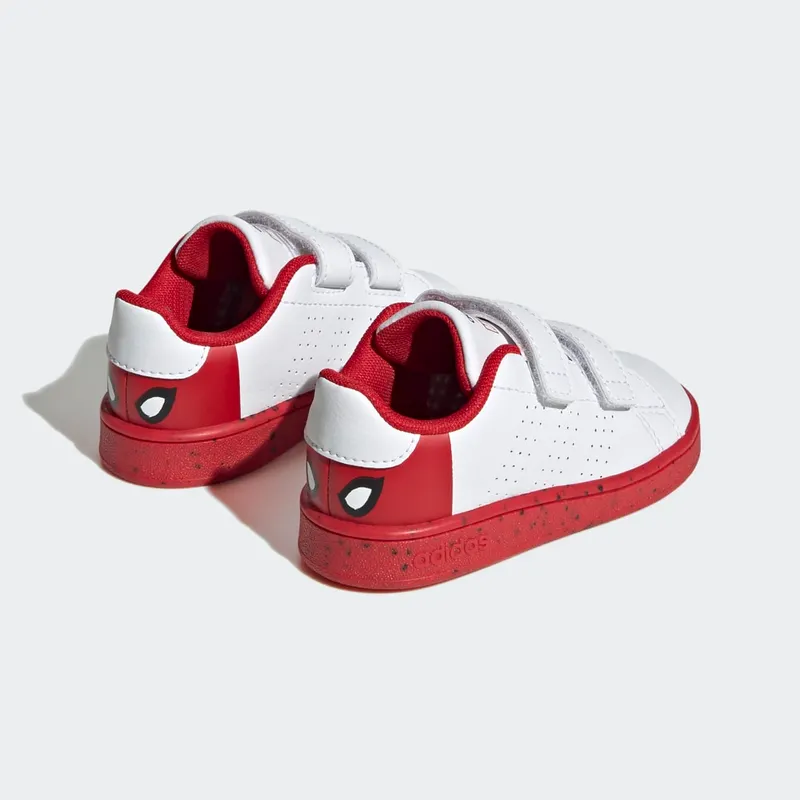 Adidas adidas x Marvel Advantage Spider-Man Hook-and-Loop Cloud White / Cloud White / Better Scarlet (HQ8841)