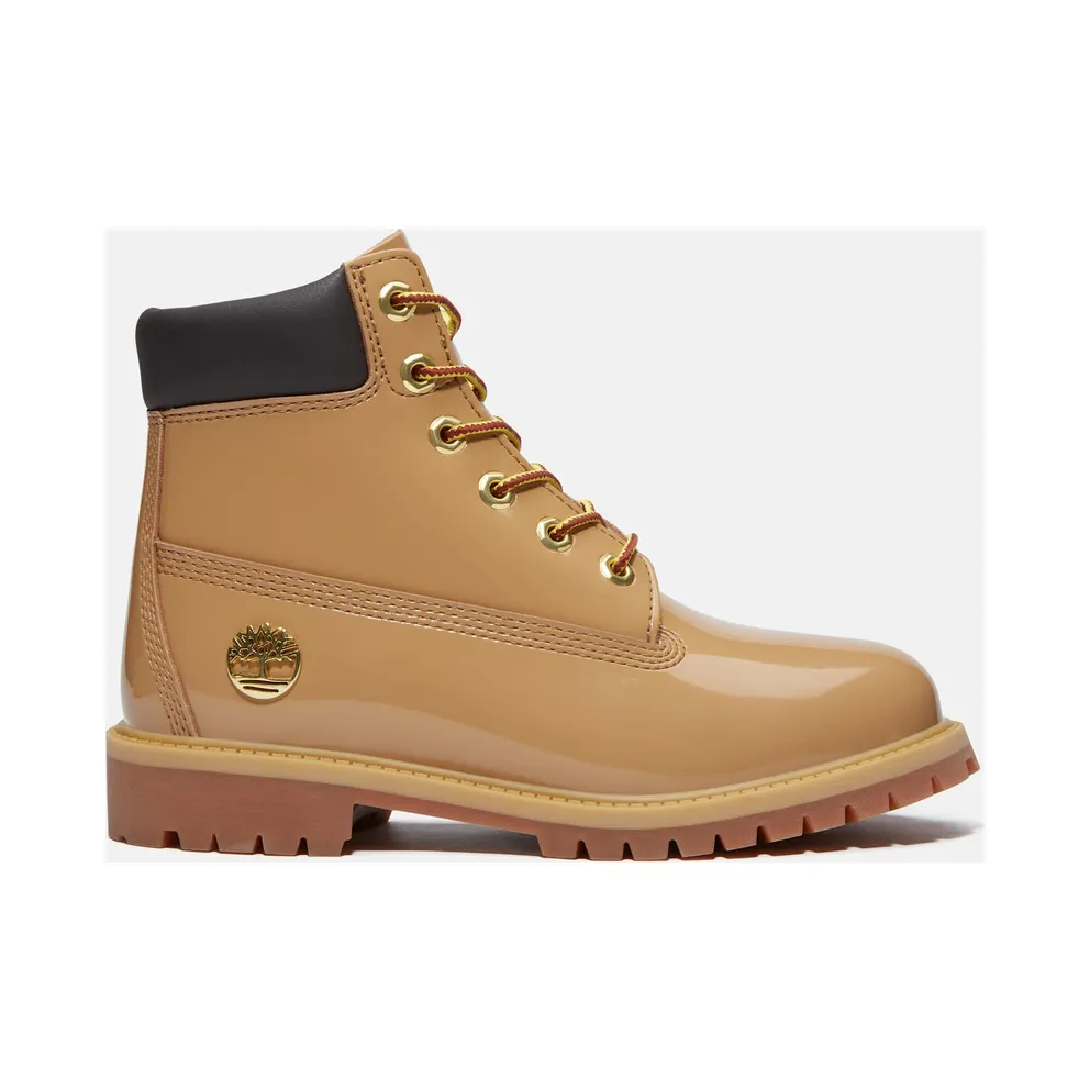 Timberland 6″ Premium Waterproof Patent Boots Finch Wheat (TB0A6BET-A3K)