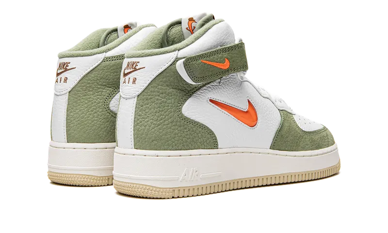 Nike Air Force 1 Mid QS “Jewel Oil Green” (DQ3505-100)