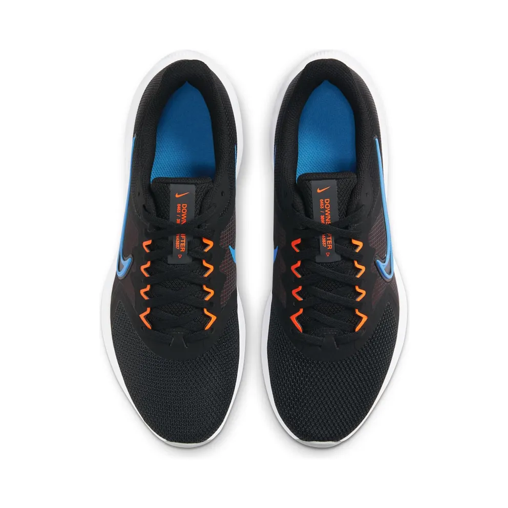 Nike Downshifter 11 “Black / Total Orange / Dark Smoke Grey / Coast” (CW3411-001)