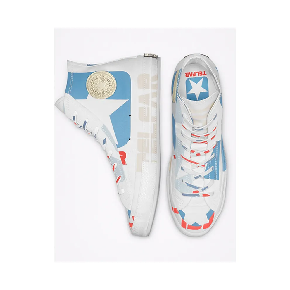 Converse Converse x TELFAR Chuck 70 High Top White/chili Pepper/black (169068C)