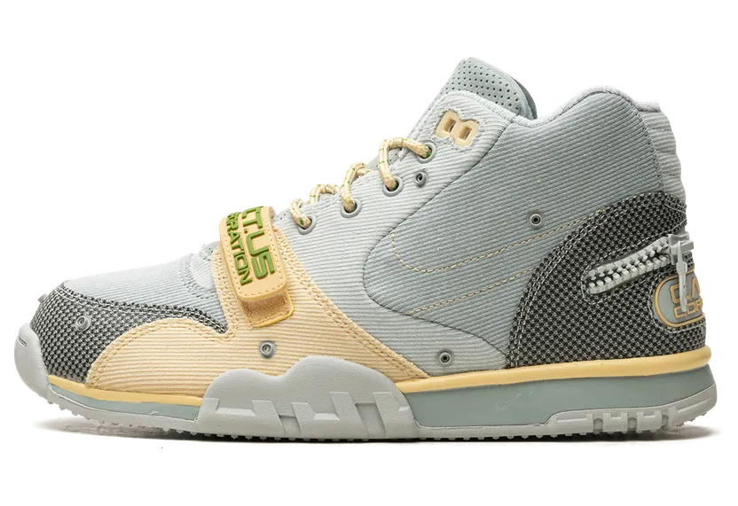 Nike Air Trainer 1 x Travis Scott Grey Haze – “Grey Haze / Olive Aura-canvas” (DR7515-001)