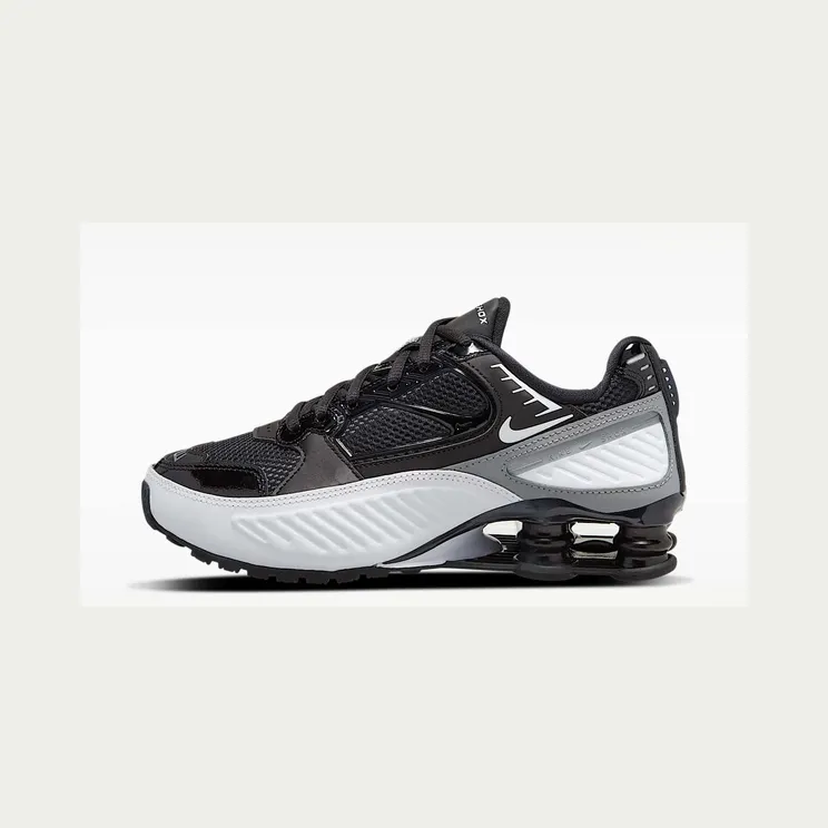 Nike Shox Enigma 9000 “Black / Reflect Silver / Particle Grey / White” (CT4084-001)