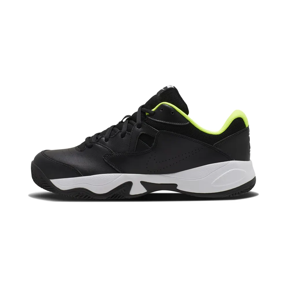 NikeCourt Lite 2 (gravel) “Black / Volt / White” (CD0392-009)