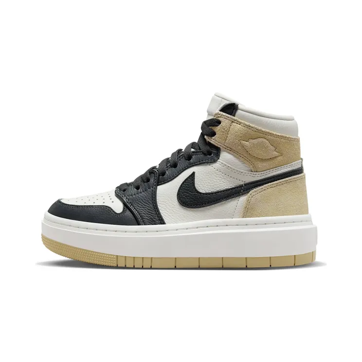 Jordan 1 Elevate High Beige Black Toe “Team Gold / Sail / Dark Smoke Grey” (DN3253-700)