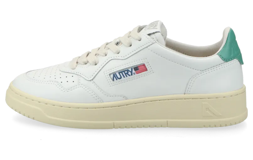 Autry Medalist Low W (leat / leat / white / malachite) – AULWLL56