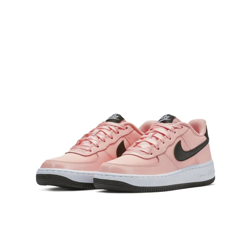 Nike  Air Force 1 Low Valentines Day 2019 Bleached Coral (GS) Bleached Coral/Black-White (BQ6980-600)